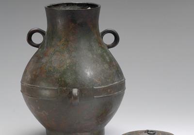 图片[2]-Hu jar with linear pattern, Han dynasty (206 BCE-220 CE)-China Archive